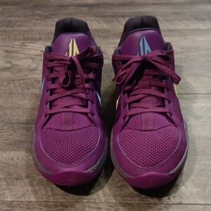 Nike Ja Morants.. Sz 9mens. Purple/teal/neon Colorway